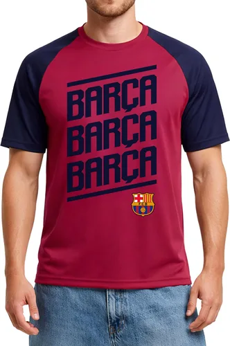 Miniatura 16 de Icon Sports Camiseta con licencia oficial del FC Barcelona para el Día del Juego, unisex para adultos Fcb101pf-borgoña
