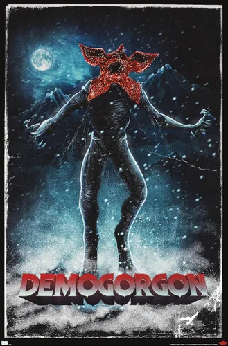 Miniatura 9 de Trends International Netflix Stranger Things: Season 4 - Póster de pared de Demogorgon, 14.72 x 22.37 pulgadas, versión enmarcada de madera
