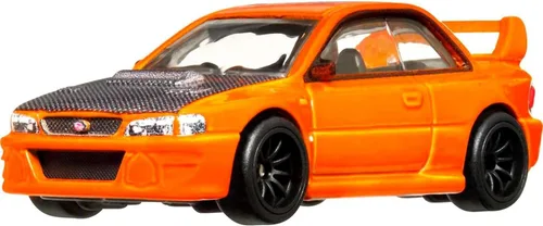Hot Wheels Vehículos de leyendas del circuito cultural del automóvil para niños de 3 años en adelante, Subaru WRX Sti 22B, colección prémium de