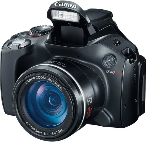 Miniatura 4 de Cámara digital Canon SX40 HS, 12.1 MP, zoom con estabilizador óptico de la imagen con gran angular de 35x y monitor giratorio con pantalla amplia