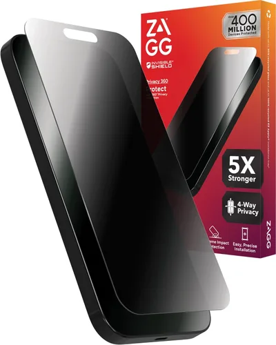 Miniatura 53 de ZAGG Glass Elite - Protector de pantalla para iPhone 16 Pro, 5 veces más fuerte, bordes reforzados, vidrio templado ultra fuerte, resistente a