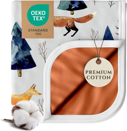 Miniatura 12 de Pobibaby Manta de bebé de alta calidad para niños, colcha de algodón suave y elástico para bebé, manta de cuna de 3 capas y mantas para niños