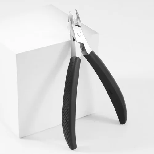 Miniatura 9 de Diesisa Cortadora de cutículas, extremadamente afilada, cortacutículas para uñas con mango de silicona, antideslizante, cortador profesional