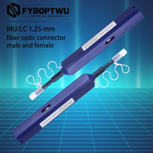 Miniatura 4 de 1 pc limpiador de fibra óptica Herramientas de fibra óptica Cleaing Pen para LC/MU 0.049 in Conector Más de 800 Limpia la cara del extremo