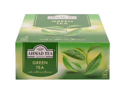 Miniatura 4 de Ahmad Tea Té verde, bolsitas de té verde, 100 unidades, sin cafeína y sin azúcar