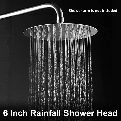 Miniatura 6 de NearMoon Cabezal de ducha de lluvia, diseño ultrafino, aumento de presión, impresionante algo de experiencia, cabezal de ducha de acero inoxidable