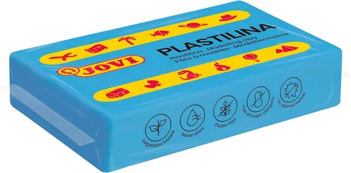 Miniatura 3 de Jovi - Arcilla de modelado reutilizable que no se seca, 30 barras de plastilina, 1.75 onzas cada una, total de 3.3 libras (azul claro)