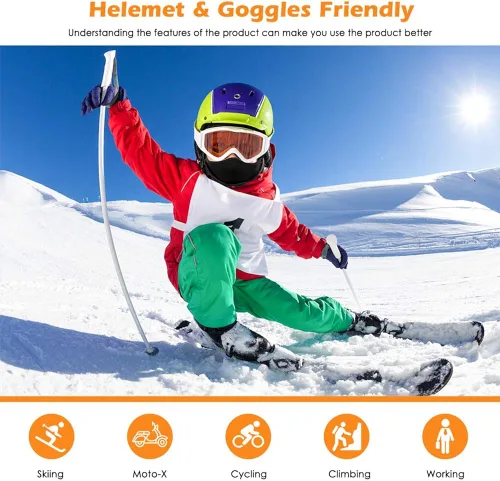 Miniatura 2 de Kids Balaclava Ski Mask Cold Weather Windproof Tactical Face Mask Winter for Skiing Snowboarding Cycling