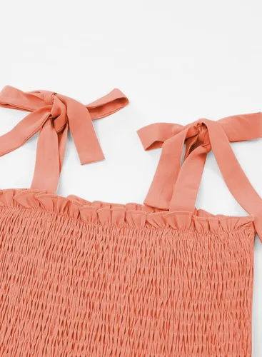 Miniatura 9 de blibean Vestido de verano con tirantes para niñas de 4 a 13 años