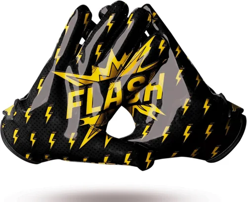 Miniatura 12 de TAQCHA Football Gloves - Tacky Grip, Skin Tight Adult Receiver Gloves - Youth Football Gloves Pro Elite Super Sticky Performance