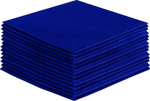 Miniatura 91 de FabricLA Hojas de fieltro acrílico para manualidades, cuadrados de fieltro precortados suaves de 4 x 4 pulgadas (3.9 in x 3.9 in), utiliza hojas