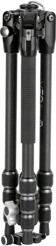 Miniatura 3 de Vanguard VEO3T204ABP Trípode de viaje de aluminio con cabeza de bola, mango extraíble y zapata rápida con soporte integrado para teléfono inteligente