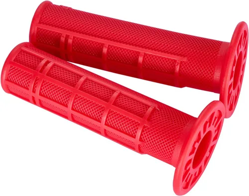 Miniatura 7 de 7/8'' ATV Grips Universal Handlebar Grips Soft Rubber Motorcycle Grip for ATV Polaris Thumb Throttle Kid Youth 4 Wheeler Quad 400ex Rojo
