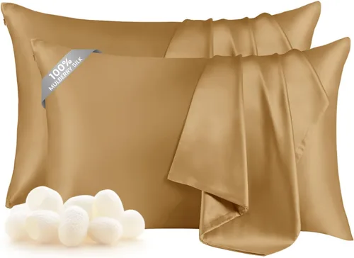 Miniatura 18 de THXSILK Funda de almohada de seda de morera 100% para cabello y piel, funda de almohada de seda hipoalergénica, suave, transpirable, con cremallera