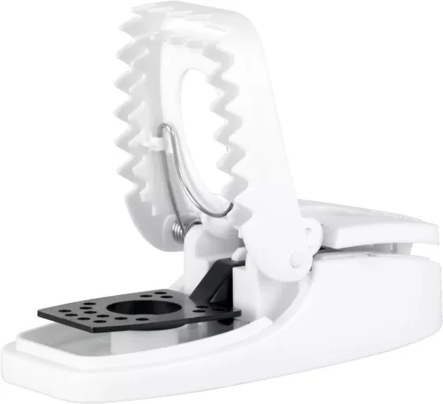 Miniatura 5 de Trampa para ratones Press 'N Set de Tomcat para uso en interiores o exteriores, asesino de ratones con resorte de plástico y pestaña de agarre