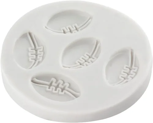 Miniatura 9 de Sijiangmold Moldes de silicona para pelotas deportivas, fútbol, béisbol, baloncesto, rugby, tenis, fondant, bolas de golf, molde de caramelo