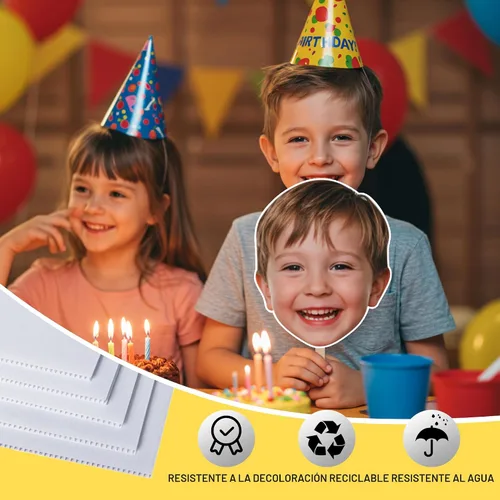 Recorte de cabeza grande en un palo – Recortes faciales personalizados para fiestas, graduaciones, cumpleaños o bodas | Accesorio de foto de tamaño