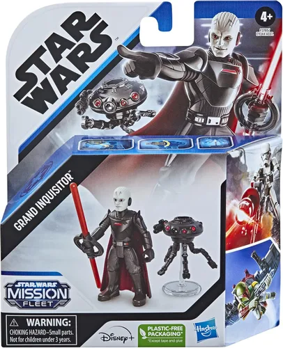 Miniatura 4 de STAR WARS Mission Fleet Gear Class Duel in The Darkness, figura de acción de Grand Inquisitor a escala de 2.5 pulgadas, juguete para niños de 4 años