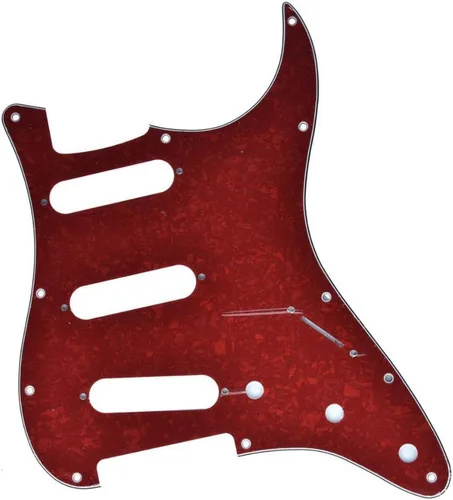 Miniatura 27 de KAISH - Golpeador de 11 agujeros estilo ST/Strat, SSS, para Stratocaster de EE. UU./México, perla de abulón