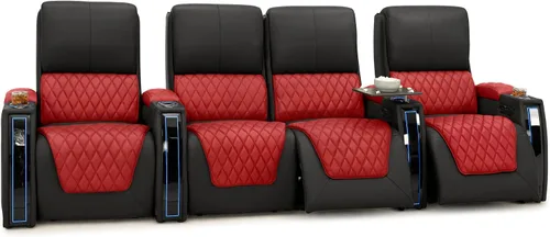 Miniatura 94 de Seatcraft Apex Zero-Gravity CoolZero - Asiento de cine en casa de cuero italiano, reposacabezas eléctrico, lumbar eléctrico, reclinable eléctrico