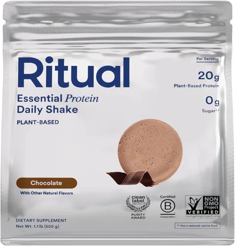 Miniatura 7 de Ritual Proteína vegana en polvo – 0.71 oz de proteína de guisante con perfil completo de aminoácidos BCAA – Apoya el músculo magro* – Proteína a