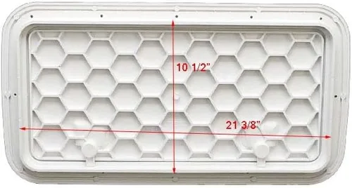 Miniatura 4 de Jim - Escotilla para cubierta de barco 581-1324-05, color blanco polar, 13 x 24 pulgadas