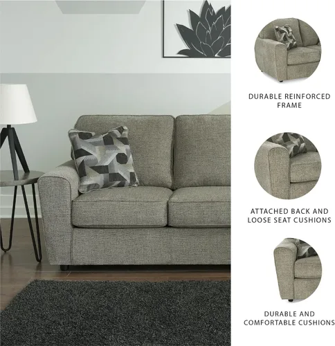 Miniatura 4 de Signature Design by Ashley Sofá Cascilla Casual, Gris Claro