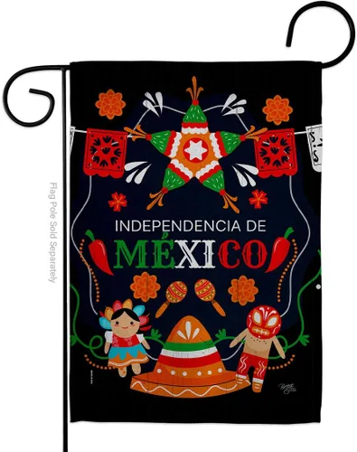 Nacionalidad Independencia De México Bandera de Jardín Nación Regional Internacional Mundo País Área Particular Pequeña Decoración Regalo Patio Casa