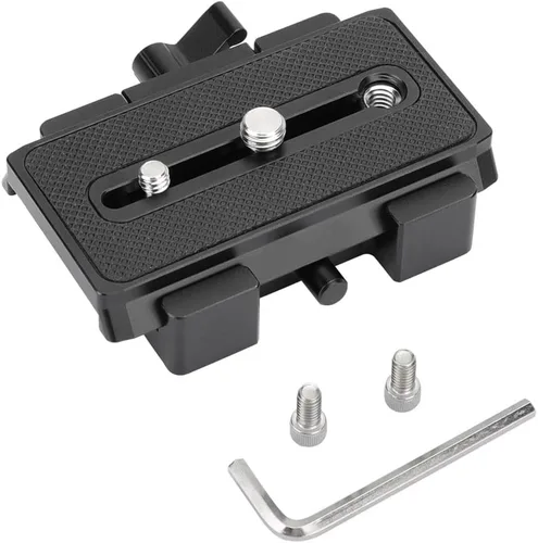 Miniatura 6 de Placa de trípode de liberación rápida para cámara DSLR compatible con placa deslizante tipo Manfroto para accesorios de cámara Rig