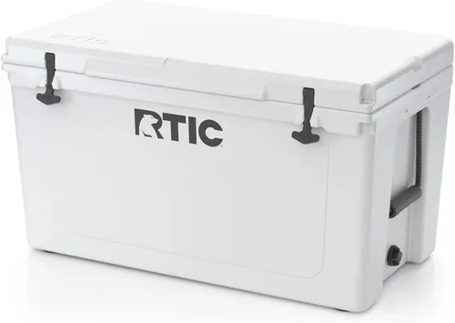 Miniatura 6 de RTIC Caja de hielo portátil de 110 cuartos de galón con aislamiento duro para playa, bebidas, bebidas, campamento, picnic, pesca, barco, barbacoa