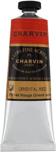 Miniatura 94 de Charvin Pintura acrílica profesional extrafina – verde absenta, tubo de 2.1 fl oz, pigmentos de triple fresado, resistente a la luz, pinturas