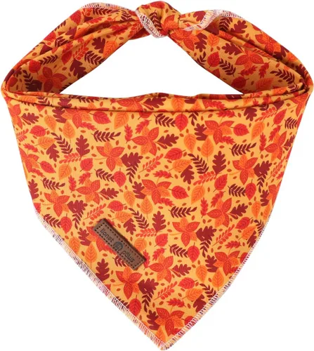 Miniatura 35 de Lionet Paws Bandana de Acción de Gracias para perro, lavable, de algodón, pañuelo triangular, pañuelo de pavo para perros pequeños, medianos