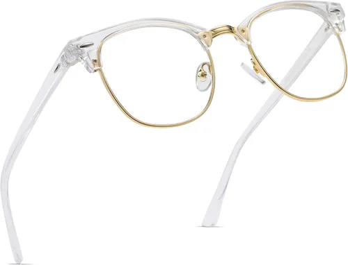 Miniatura 56 de Gafas de Luz Azul para Mujer/Hombre Gafas de Computadora de Luz Azul para Mujeres/Hombres A04-cristal marco plateado