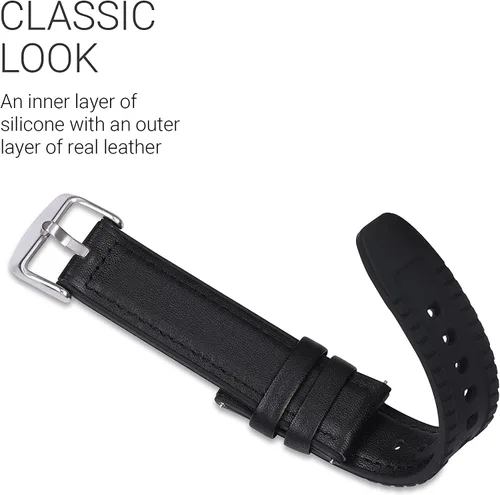Miniatura 4 de Lamshaw Compatible con Amazfit T-Rex 2 Band, correa de cuero de silicona transpirable de repuesto para reloj inteligente compatible con Amazfit