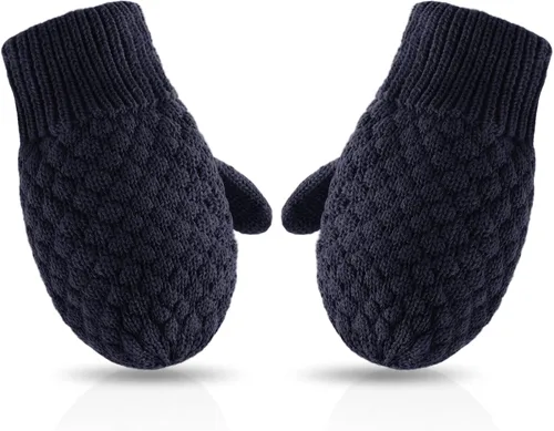 Miniatura 2 de Guantes de punto para bebés, niños y niñas, guantes de invierno para recién nacidos, guantes de 0 a 3 años