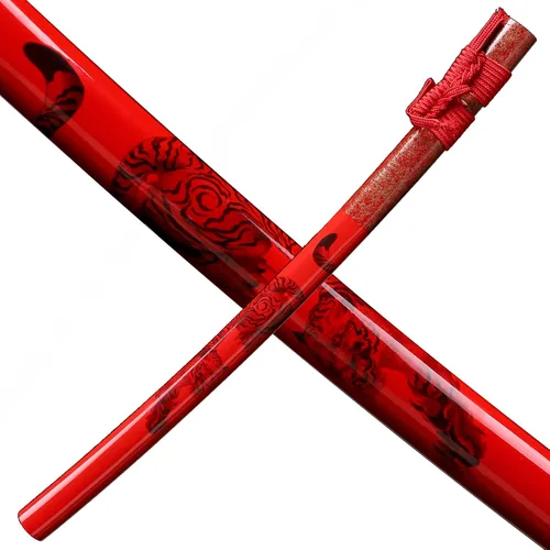 Miniatura 6 de CHENGYING Espada Katana Real Hecho a Mano Espada Samurái Japonesa Desmontable Espada