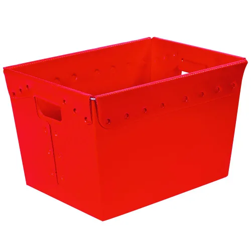 Miniatura 5 de Aviditi Contenedores de almacenamiento de plástico, 18 x 13 x 6 pulgadas, color azul para organizar hogares, almacenes y oficinas (paquete de 6)
