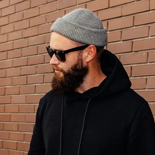 Miniatura 2 de Ryobens Swag. - Gorro de lana para hombre y mujer, gorro tejido para invierno.