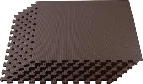 Miniatura 16 de We Sell Mats - Baldosas multiusos de espuma EVA con un grosor de 0.5 pulgadas, alfombrillas entrelazadas para gimnasios de interior y para el hogar