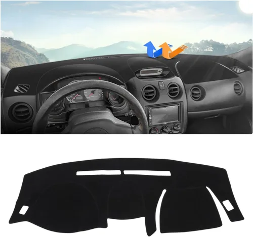 Miniatura 12 de Autorder Alfombrilla de Salpicadero para Rivian R1T 2022-2025 2026 Accesorios Cubierta de Salpicadero Manta de Salpicadero Franela Protección contra