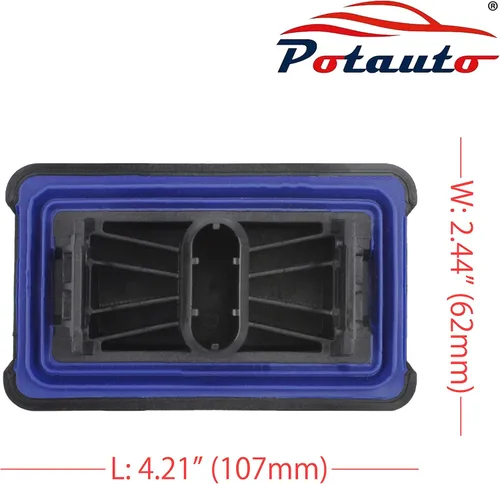 Miniatura 3 de Potauto Mejorado 51717189259 Juego de Elevación con Almohadilla Compatible con BMW X3 X4 X5 X6 F25 F26 E70 F15 F16 F85 F86 Serie