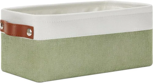 Miniatura 43 de DULLEMELO Cesta de almacenamiento pequeña, cesta de papel higiénico, contenedor de almacenamiento estrecho para baño, cesta de baño para organizar