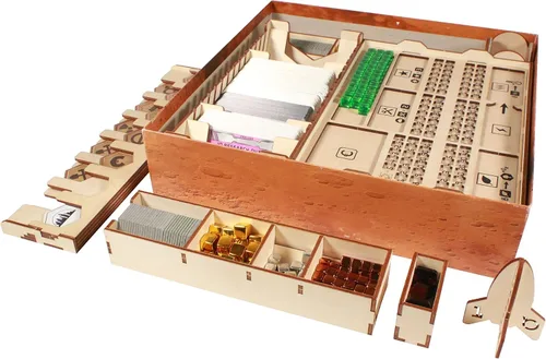 Miniatura 6 de The Broken Token Mejora de caja (carcasa de caja + bandejas de azulejos) compatible con Terraforming Mars