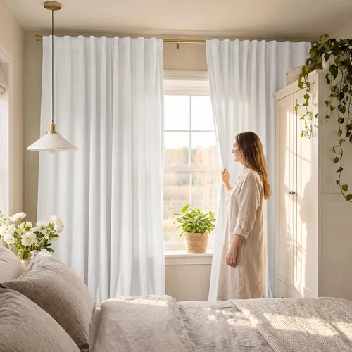 Miniatura 155 de StangH Cortinas de Terciopelo Verde Esmeralda de 96 Pulgadas - Cortinas Opacas de Terciopelo de Lujo Súper Suaves, Elegante Cobertura de Ventana