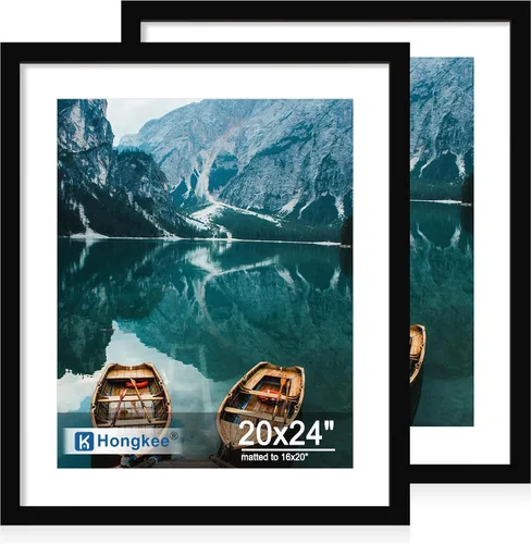 Miniatura 123 de Hongkee - Juego de 2 marcos de fotos, HK042515-MD5.5X8.5-BK(2PK)
