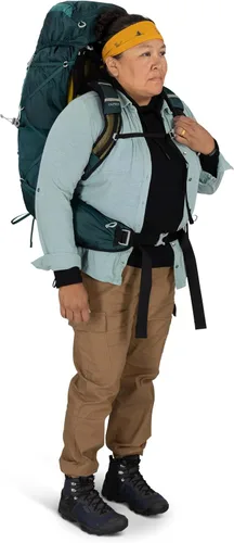 Miniatura 13 de Osprey Eja 48 Mochila ultraligera para mujer Verde azulado profundo