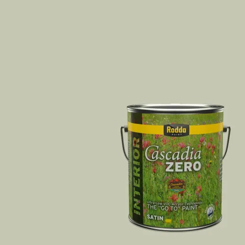 Miniatura 161 de Rodda Paint CASCADIA XL Pintura e imprimación satinada para exteriores en uno, cuarto de galón, azul playa norte