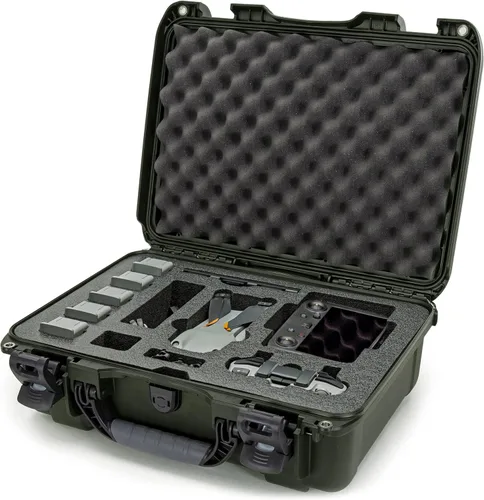 Miniatura 4 de Nanuk 909- Funda rígida impermeable con inserto personalizado para DJI Mavic Mini Verde oliva