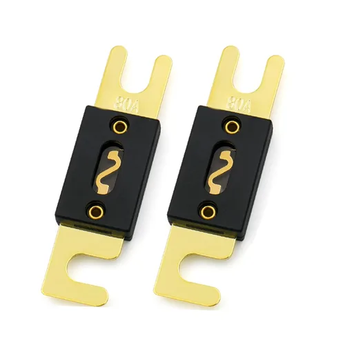 Miniatura 39 de Baomain Paquete de 2 fusibles ANL de 300 A a granel con terminales chapados en oro para audio de automóvil, amplificador, camión, barco, RV