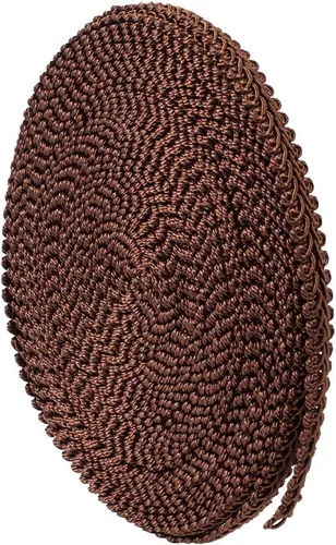 Miniatura 11 de PH PandaHall - Pasamanería de poliéster dorado de 15 yardas con trenzado de gimp para costura, manualidades, disfraces, tapicería, cortinas y fundas